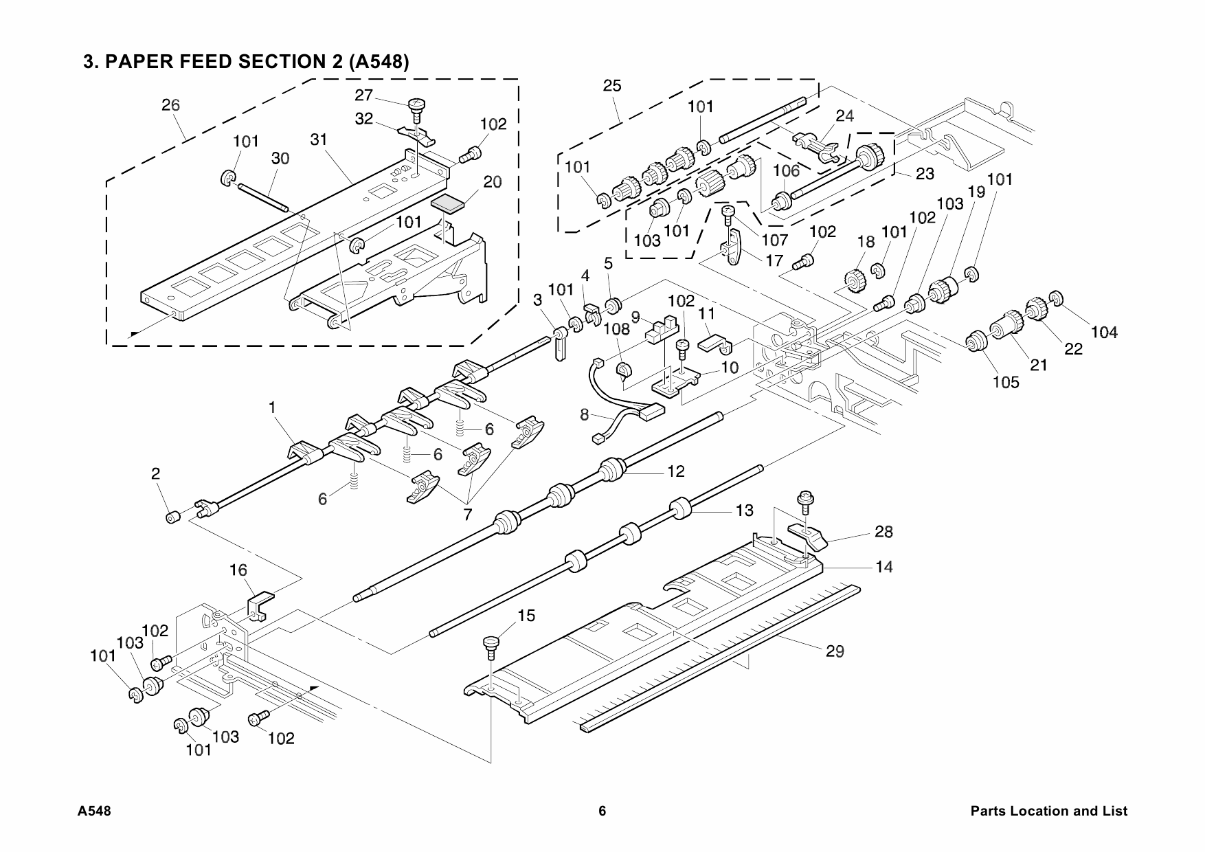 RICOH Options A548 AUTO-REVERSE-DOCUMENT-FEEDER Parts Catalog PDF download-2